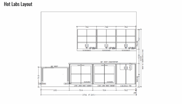 PET/CT HOT LABS Lead Lined Casework | MarShield Custom Radiation Products